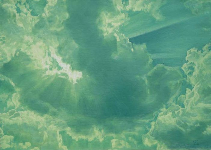 순수형태 - 녹색구름65.2 x 91cm Oil on Canvas. 2007