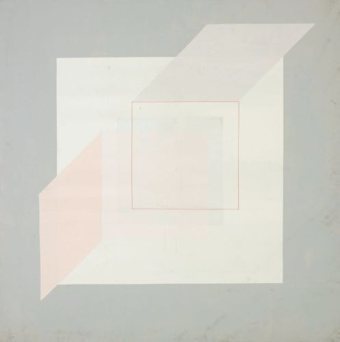 Simultaneity 73-17,116ⅹ116cm,Oil on canvas,1973