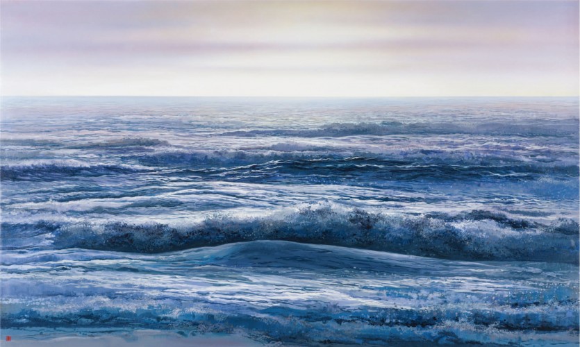 ‘어느 이방인의 노래’ 중에서 갤버스턴 바닷가 C 2012 91.44×152.4 cm Acrylic on Canvas