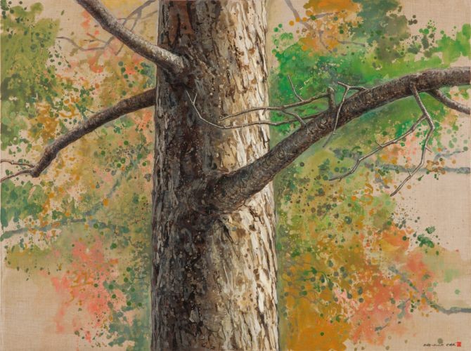 ‘어느 이방인의 노래’ 중에서 어느 가을날에 2000 121.92×91.44 cm Acrylic on Canvas