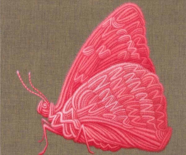 Butterfly, 2015, Oil on canvas, 60.6x72.7 cm
