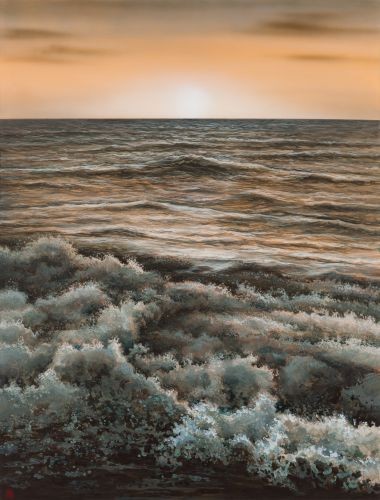 어느 이방인의 노래중에서 황혼, 2015,  Acrylic on canva, 127×96.52 cm