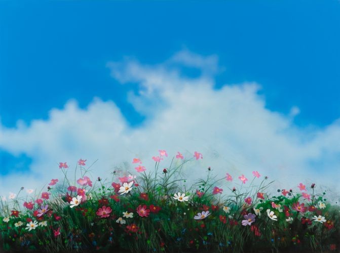 어느 이방인의 노래중에서 가을의 향기, 2015,  Acrylic on canvas,  91.44×121.92 cm