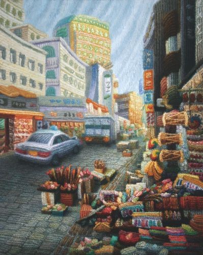 City Scape, 2007~2012, Oil on Canvas, 90.9cm x 72.7cm