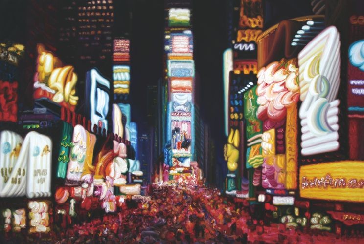 Times Square, 2012, Oil on Canvas, 130.3x193.3 cm
