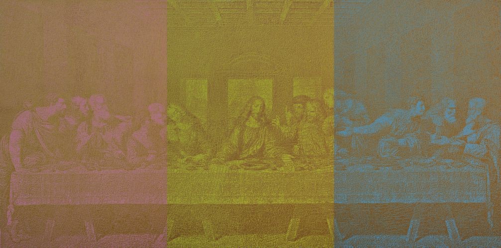 The Last Supper,  2016,  Oil on canvas,  194×391㎝