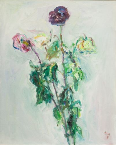 꽃,  2006,  Oil on canvas,  50.5x40.9㎝