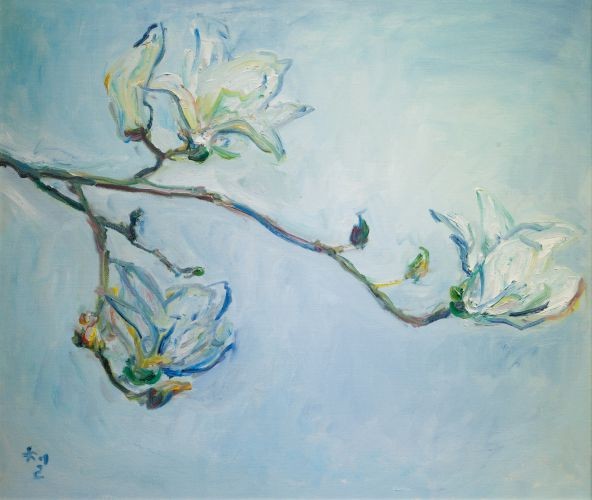 꽃,  2013,  Oil on canvas,  53.0x45.5㎝