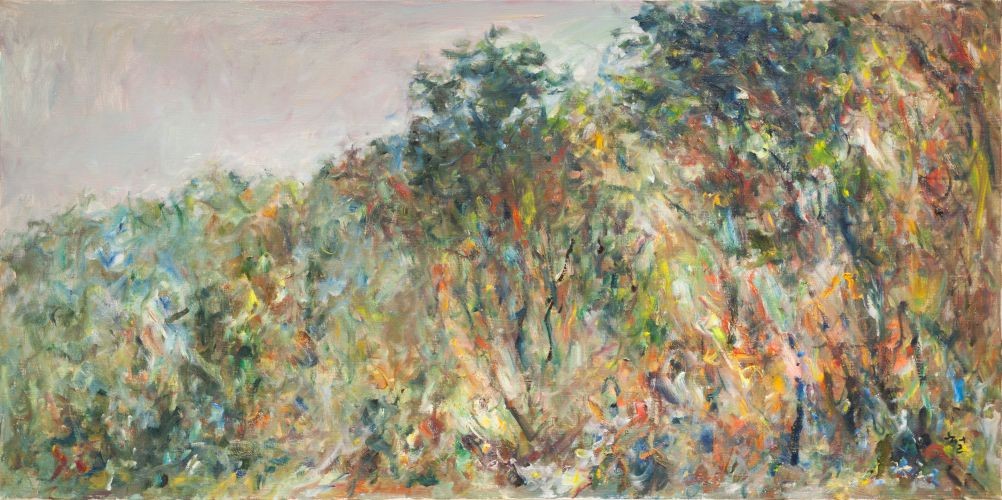 풍경,  2013,  Oil on canvas,  60.6x120㎝