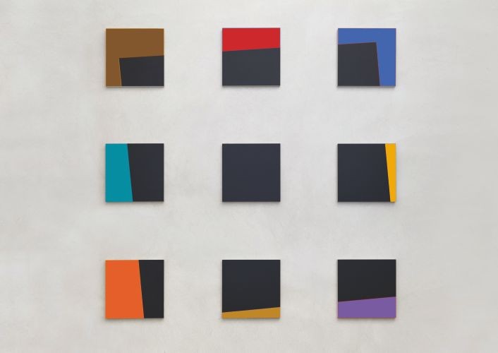 Windows, NO 3,   2014,  Acrylic on panel,  152.4x152.4cm