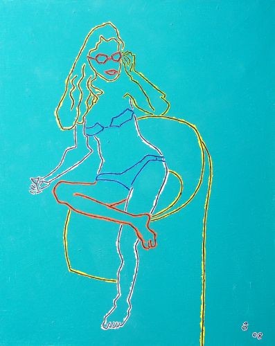 Rhapsody in bleu  Reader , 2007,  Oil on canvas,  81x65㎝