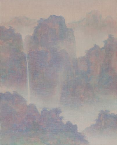 신몽유도원도,   2013,  캔버스, 아크릴릭, 젤,  130x162cm